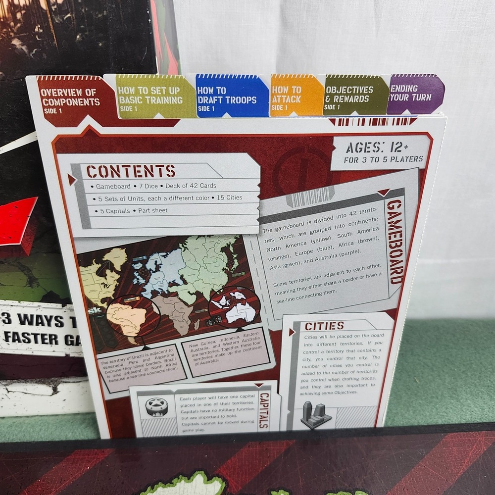 RISK Board Game 100% COMPLETE 2008 Area Control Strategy Game - Picture 4 of 11